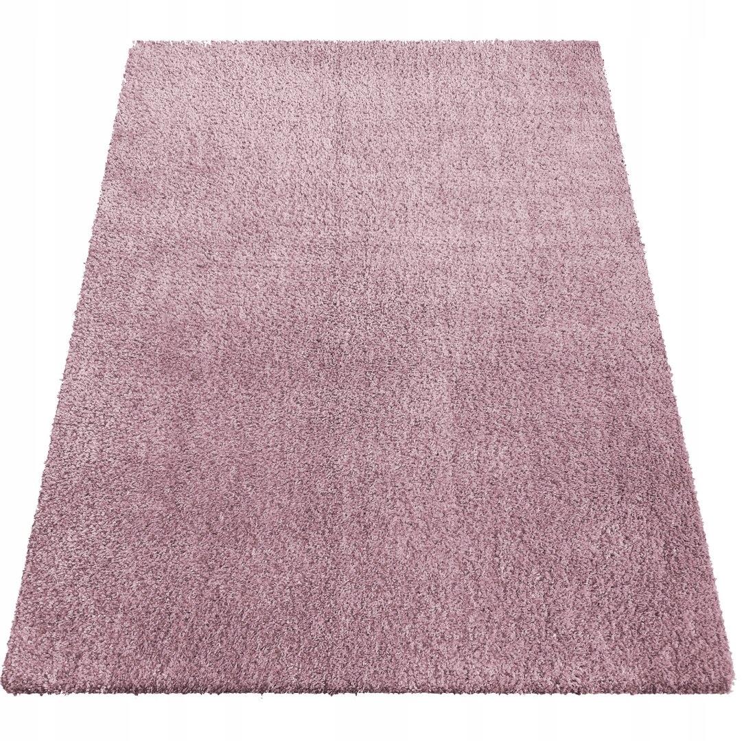 Dywan Kamel Typu Shaggy Nowoczesny Soft Pudrowy róż 120 x 170 cm