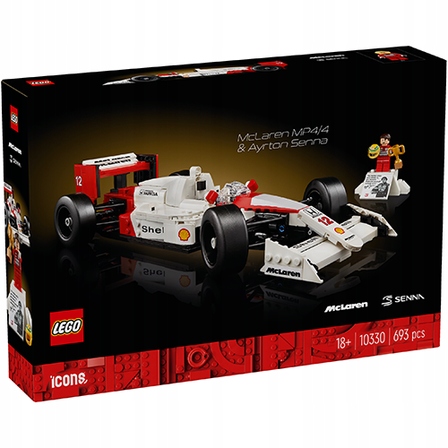 Lego Icons McLaren MP4/4 a Ayrton Senna 10330