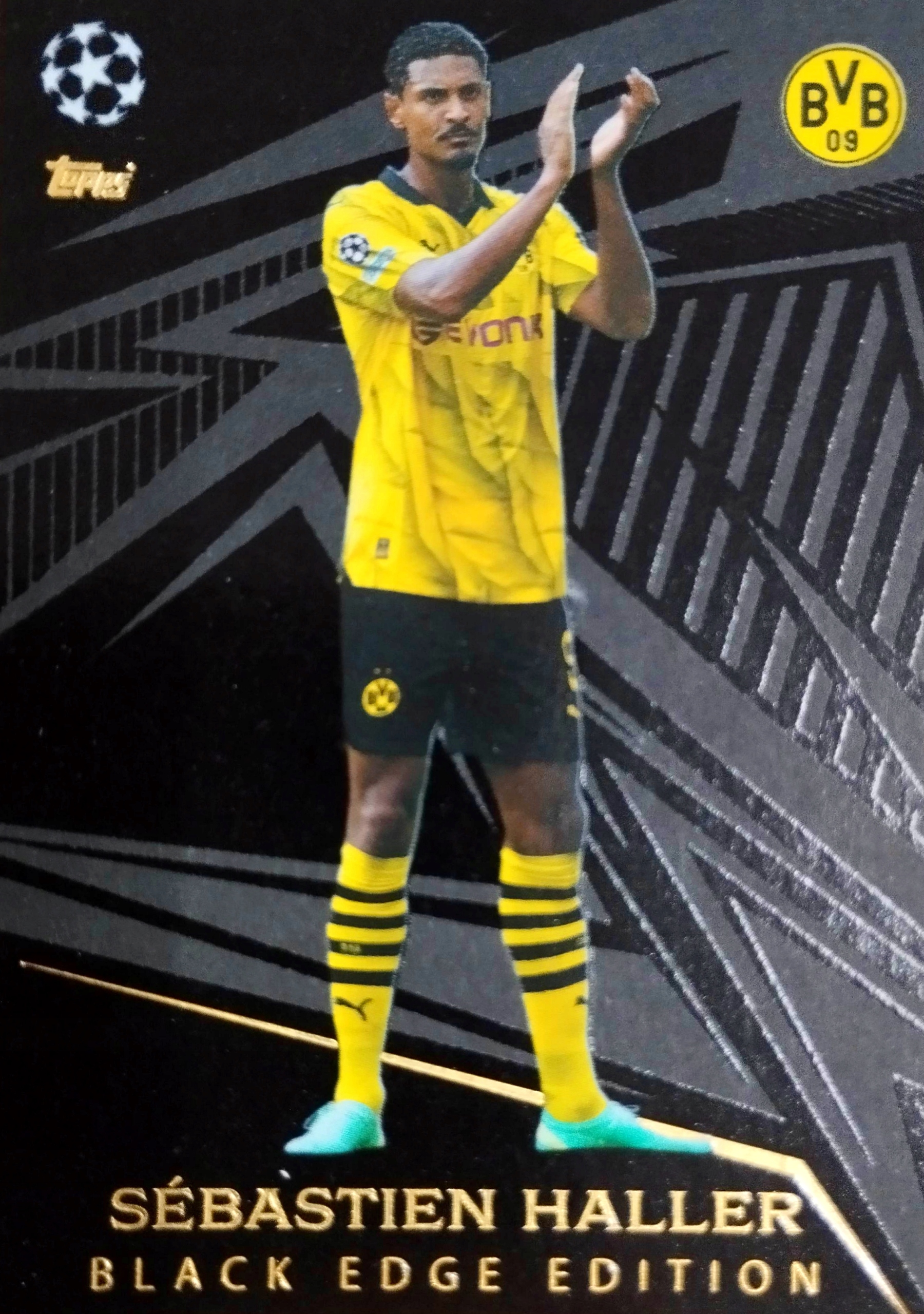 Topps Match Attax Extra 2023/2024 Limited Black Edge 258 Sebastien Haller