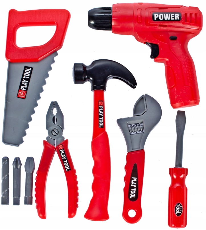 WIERTARKA WKRĘTARKA ZESTAW majsterkowicza NARZĘDZIA dzieci PAS Narzędziowy Marka Stator