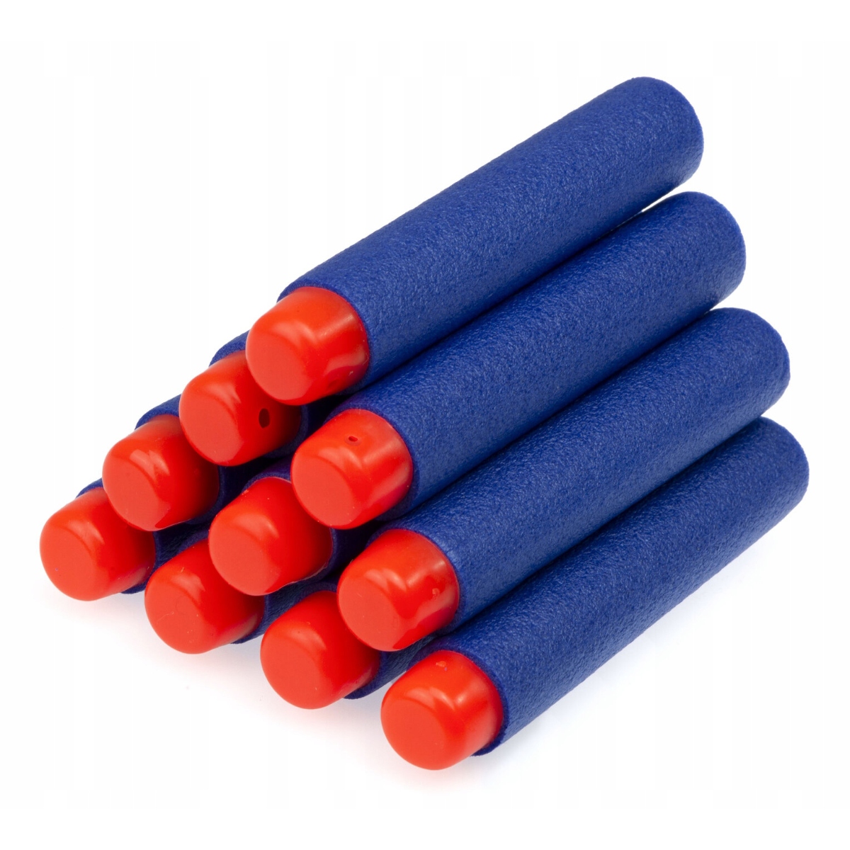 10 STRZAŁEK DO WYRZUTNI NERF N-STRIKE ELITE NABOJE PIANKOWE NIEBIESKIE
