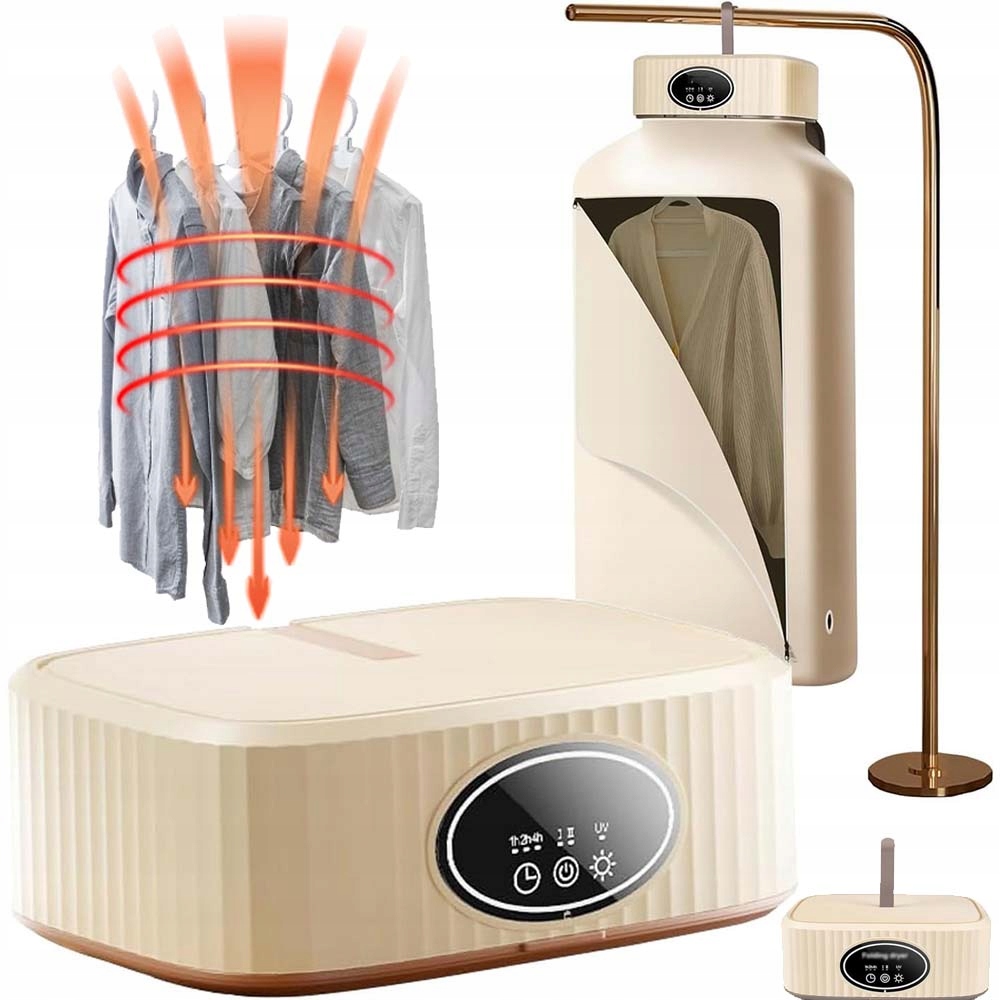 Levně Elektrický Sušák Na Prádlo Rychleschnoucí Cyklus Sušení 360° Časovač 600W
