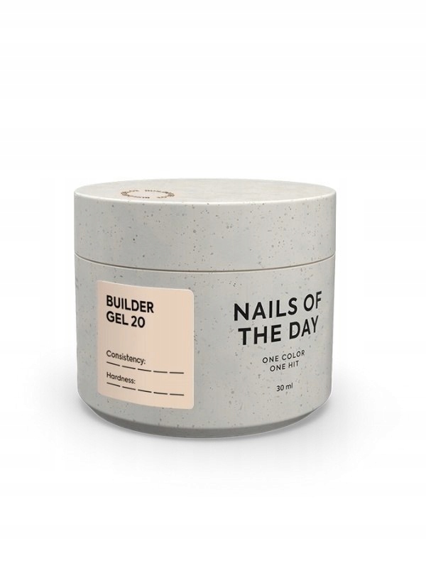 Zel budujący Nailsoftheday Builder gel 20 karmelowo-beżowy