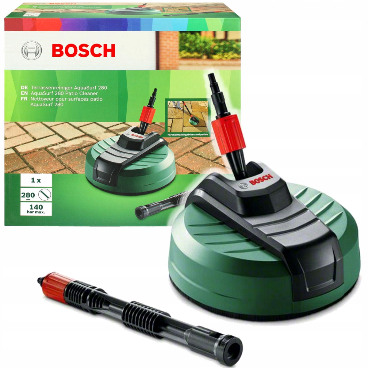 

Przystawka do mycia tarasów AquaSurf 280 Bosch