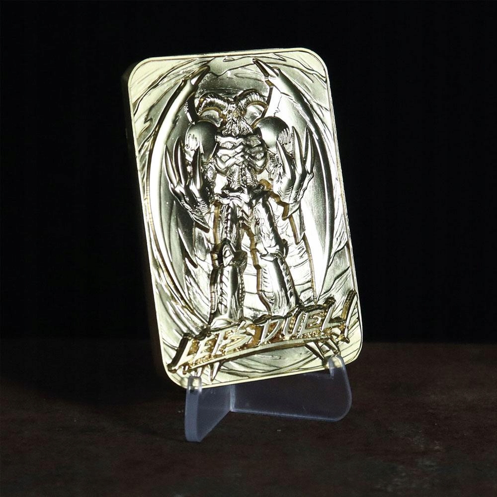 Yu-gi-oh! – Přivolaná Lebka – pozlacený kovový sběratel karet