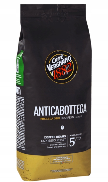 Levně Vergnano Antica Bottega Misciela Oro italská káva zrnková 1 kg