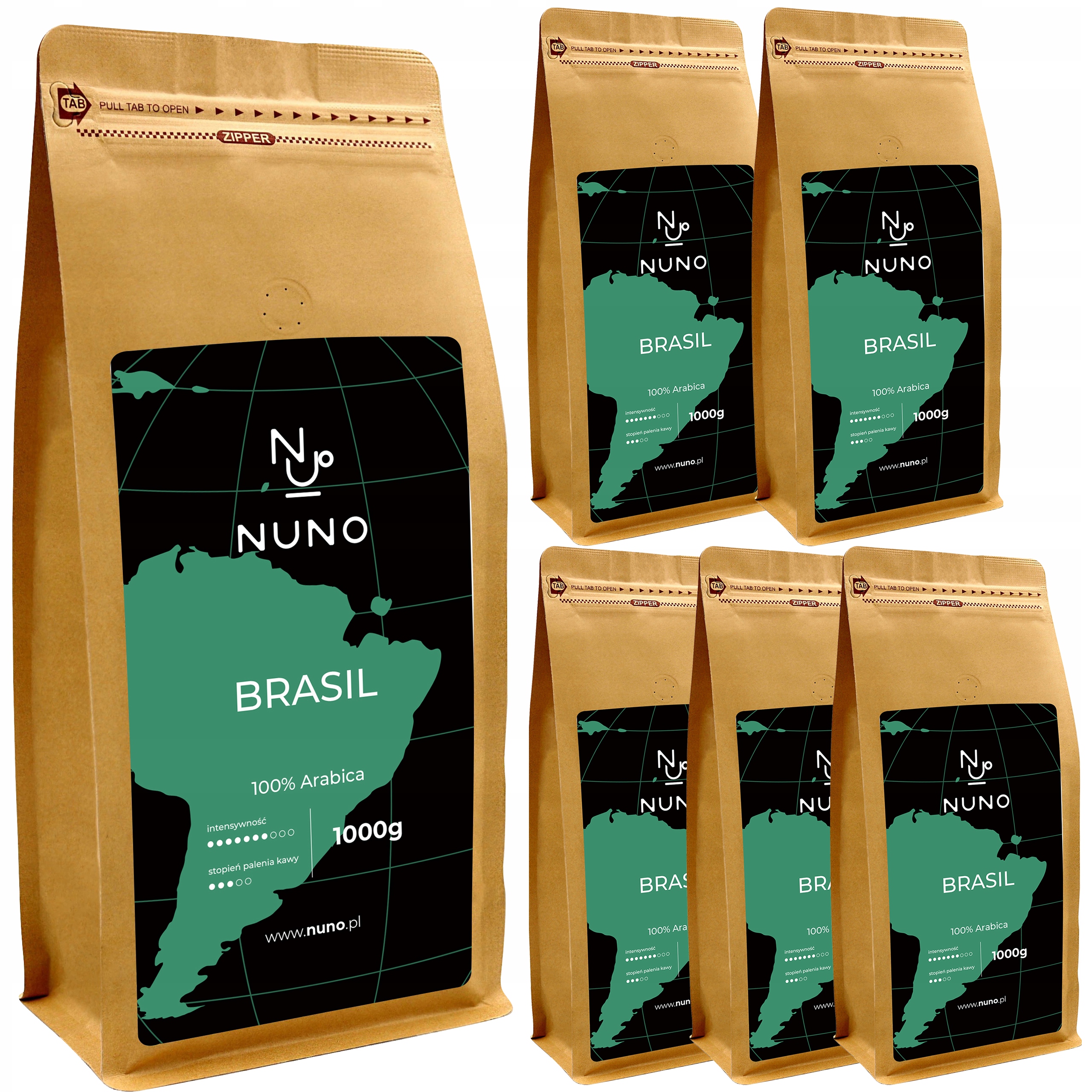 Levně Káva Brazílie Čerstvá 72H Od Pražení Arabika 6KG