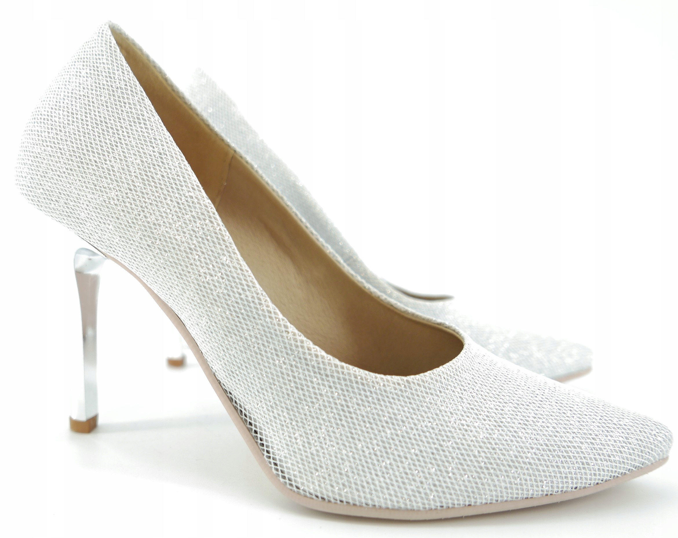 Skorpio Polské Lodičky Špendlíky Stříbrné Třpytky 37