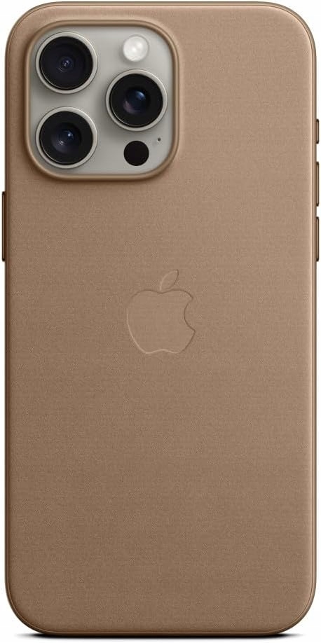 Oryginalne Etui Apple Z Tkaniny FineWove Do Iphone 15 Pro Max Jasnobeżowe