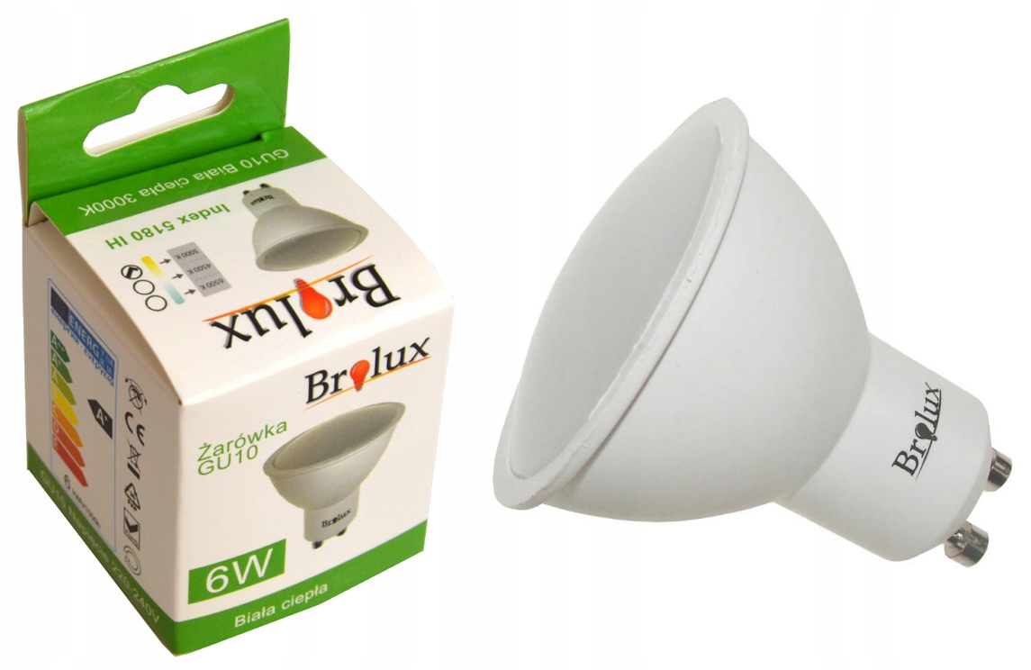 

Żarówka Led Glor GU10 6W 4000K