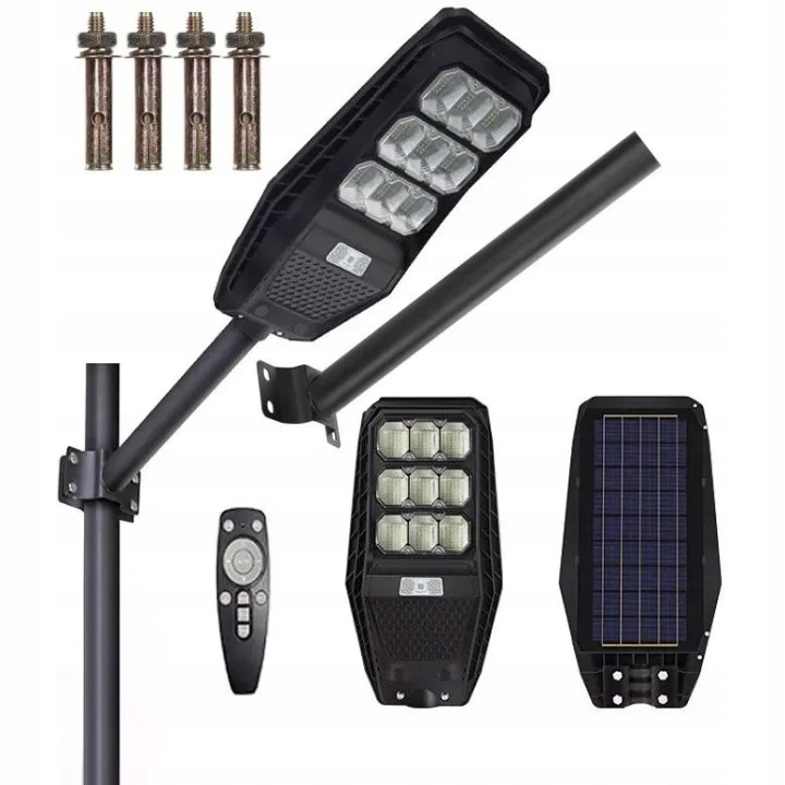 Lampa Solarna Uliczna Volt Polska Led 120W Czujnik Ruchu Pilot 5PVXP12010