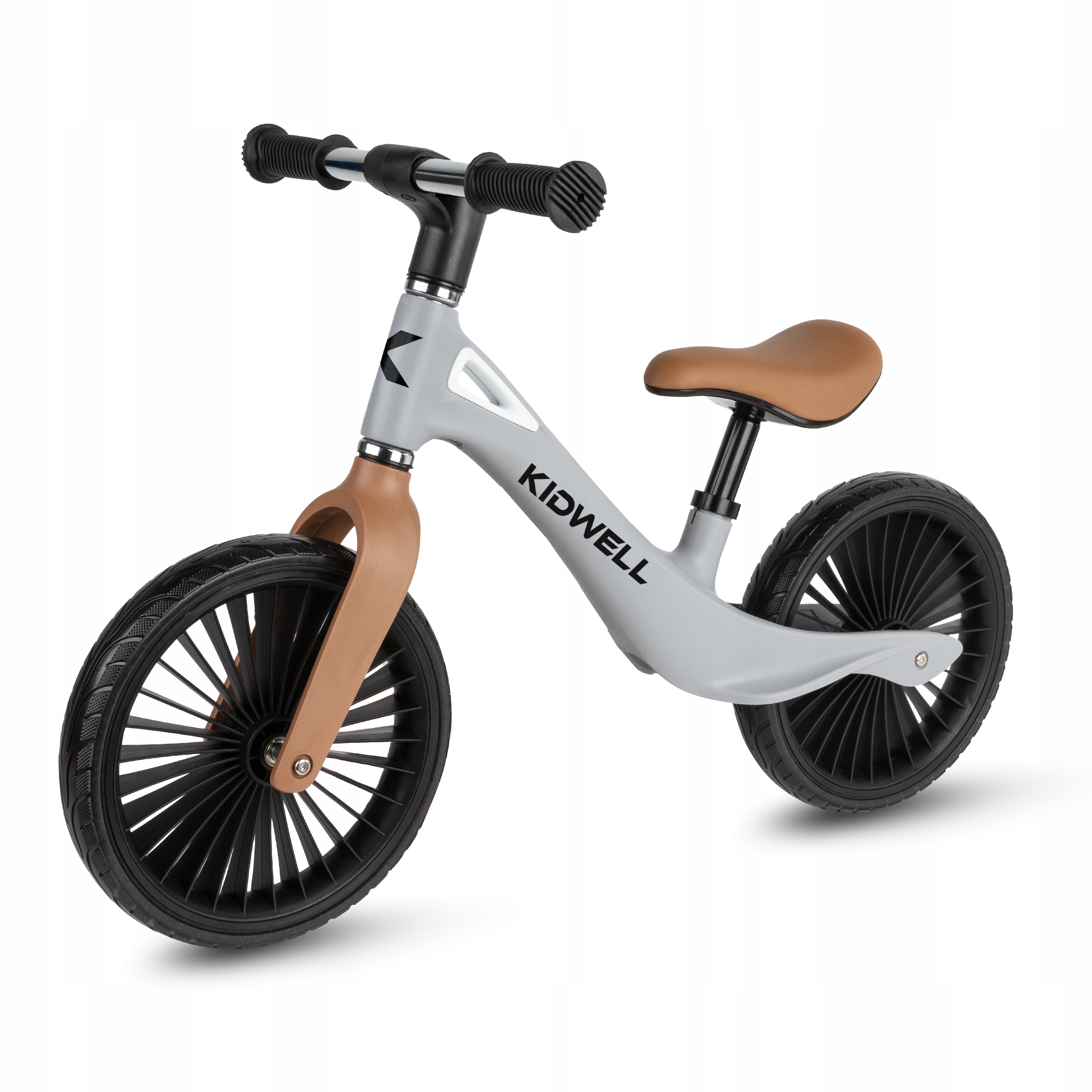 Kidwell Rowerek Biegowy Jeździk biegówka dla dzieci 2+ Nix Grey/Brown