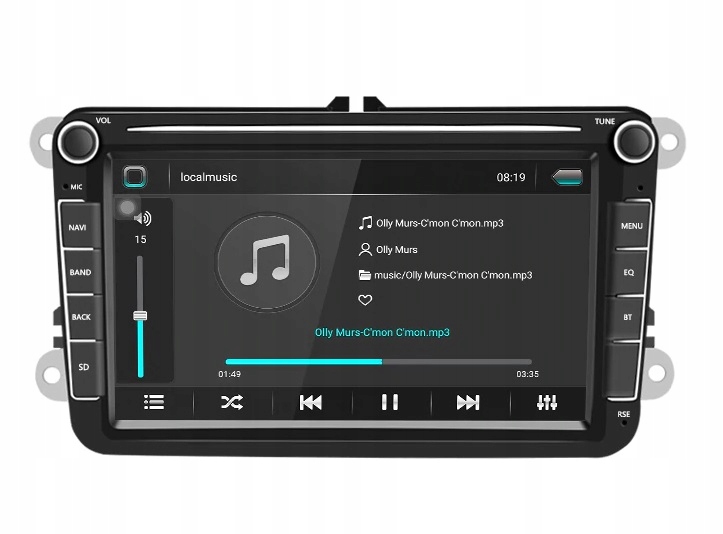 РАДИО 2 DIN ANDROID VW GOLF PASSAT SKODA SEAT