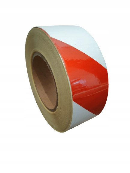 

Samoprzylepna Taśma odblaskowa 10m Biało-czerwona