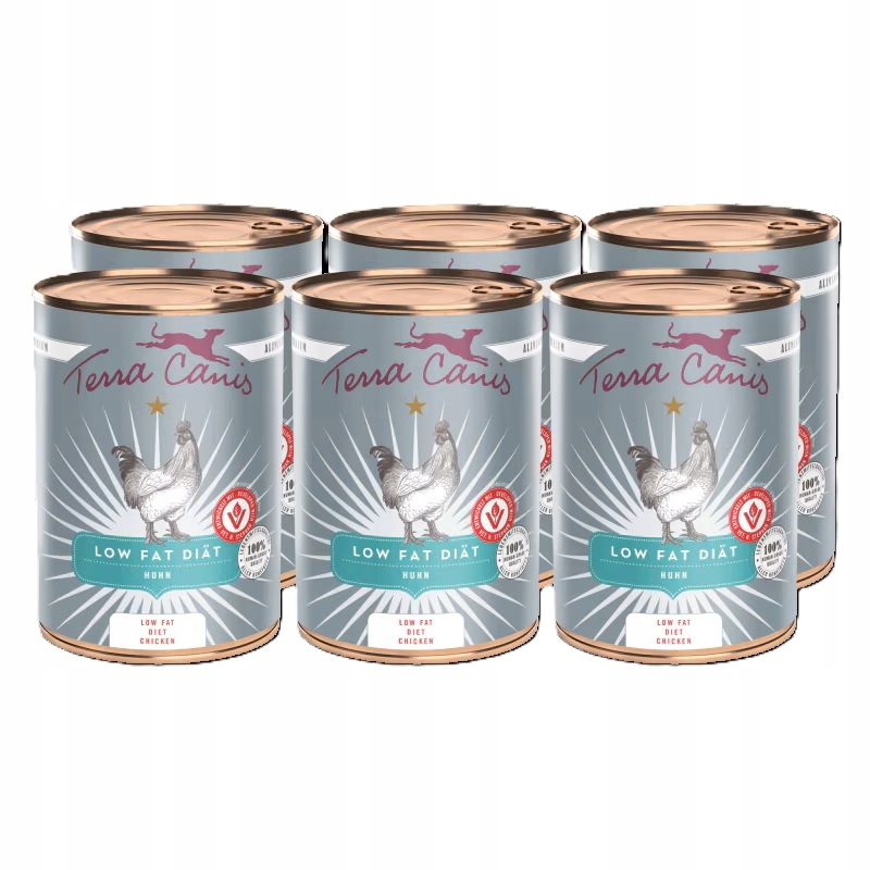 Levně Terra Canis Low Fat – Kuře 6 x 400 g nízkotučná dieta