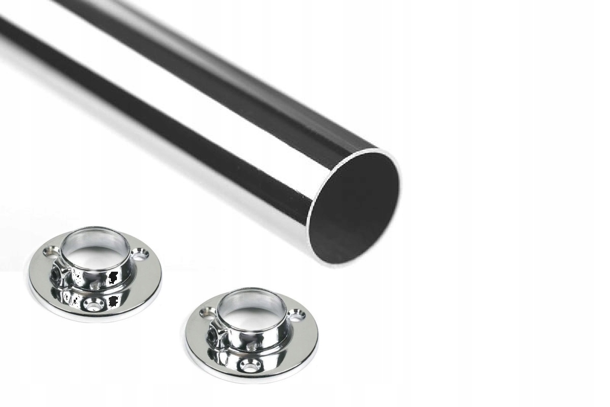 

Drążek na ubrania do szafy 1,5m x 25mm chrom