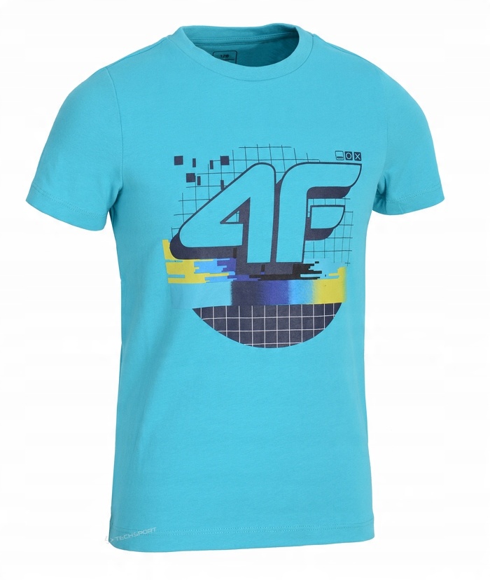 

4F Chłopięca Koszulka T-shirt Bawełna / 140