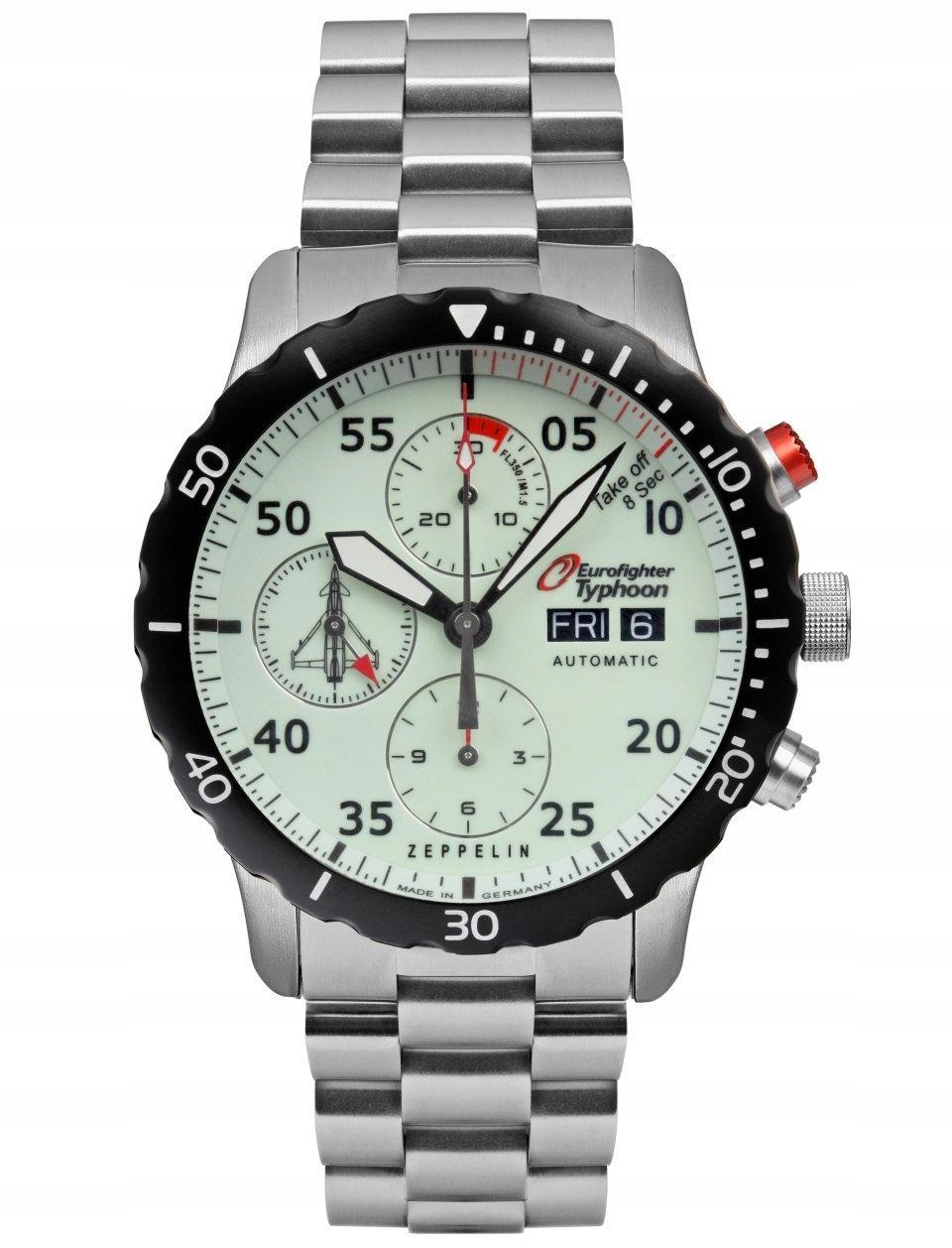 Nové Originální Pánské Hodinky Zeppelin Eurofighter 7218M-5 Automatické