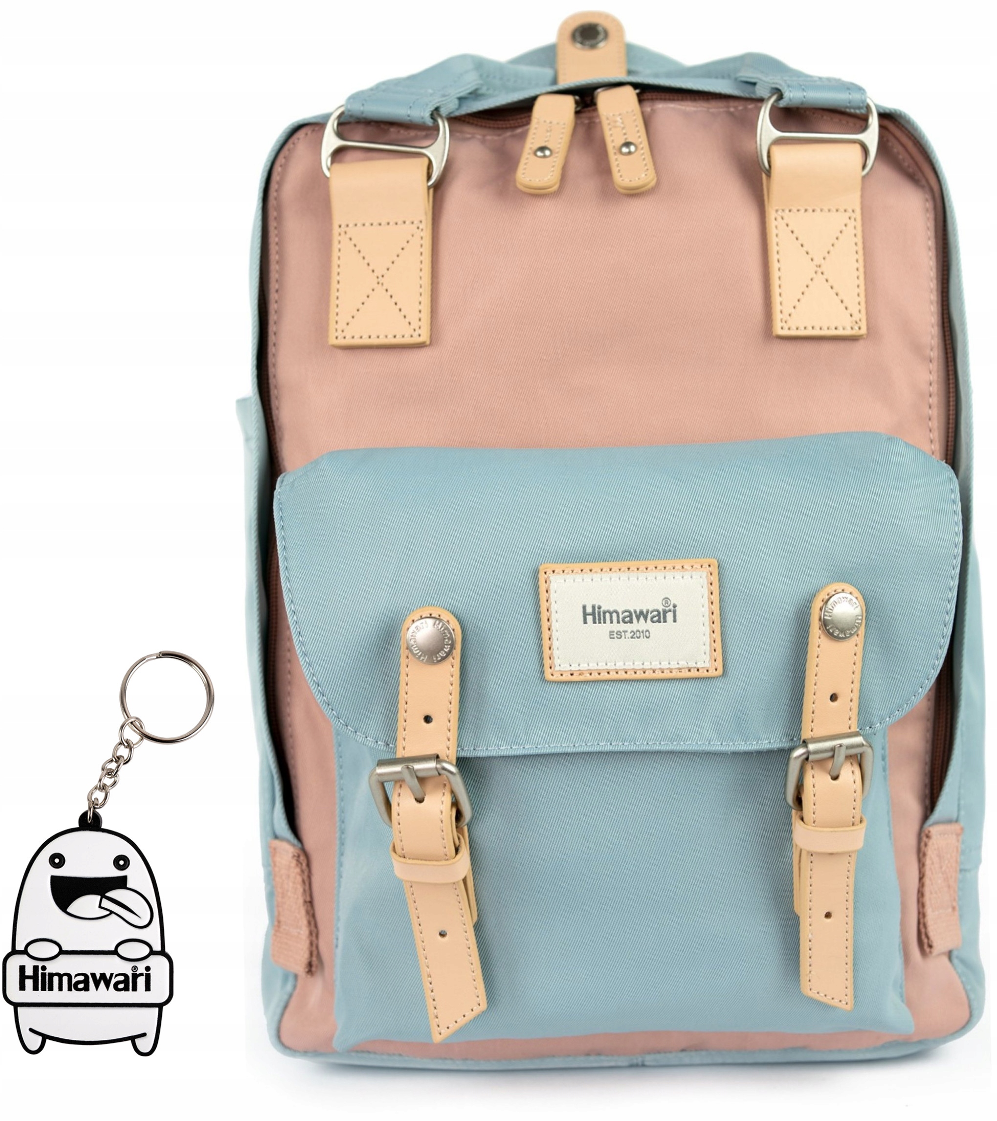 Batoh Himawari Double Autumn S multifunkční, světle modrý