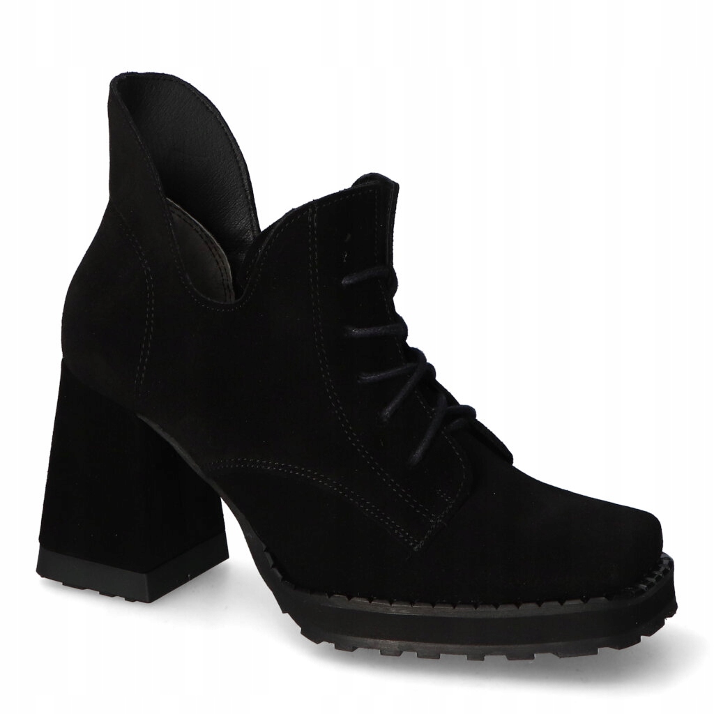 Kotníkové Boty Exquisite 1443 Černý semiš 40