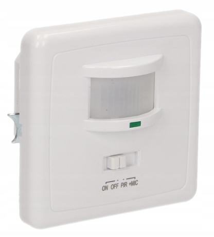 

Czujnik Ruchu Dźwięku Dopuszkowy 160° 500W 230V 9m