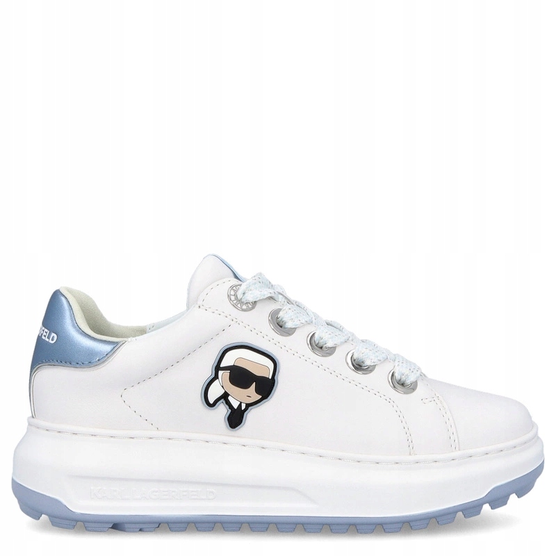 Dámské tenisky Karl Lagerfeld Kapri KL67530 Bílé 37