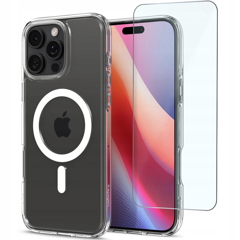 Etui Spigen do iPhone 16 Pro Max, mocne, ochronne, case do MagSafe szkło