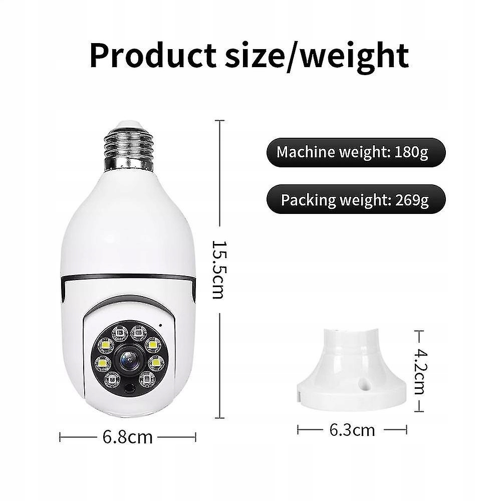 Wireless Wifi Light Bulb Camera Security Camera Marka Aode