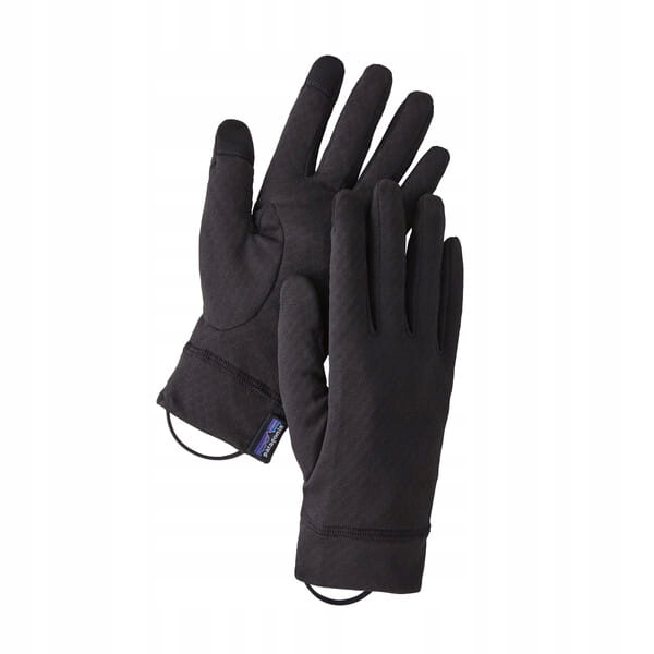 Rękawice Patagonia Capilene Midweight Liner Gloves Black [Rozmiar M]