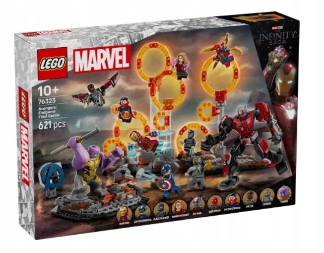 Lego 76323 Heroes Marvel Avengers Konec Hry – Závěrečná Bitva