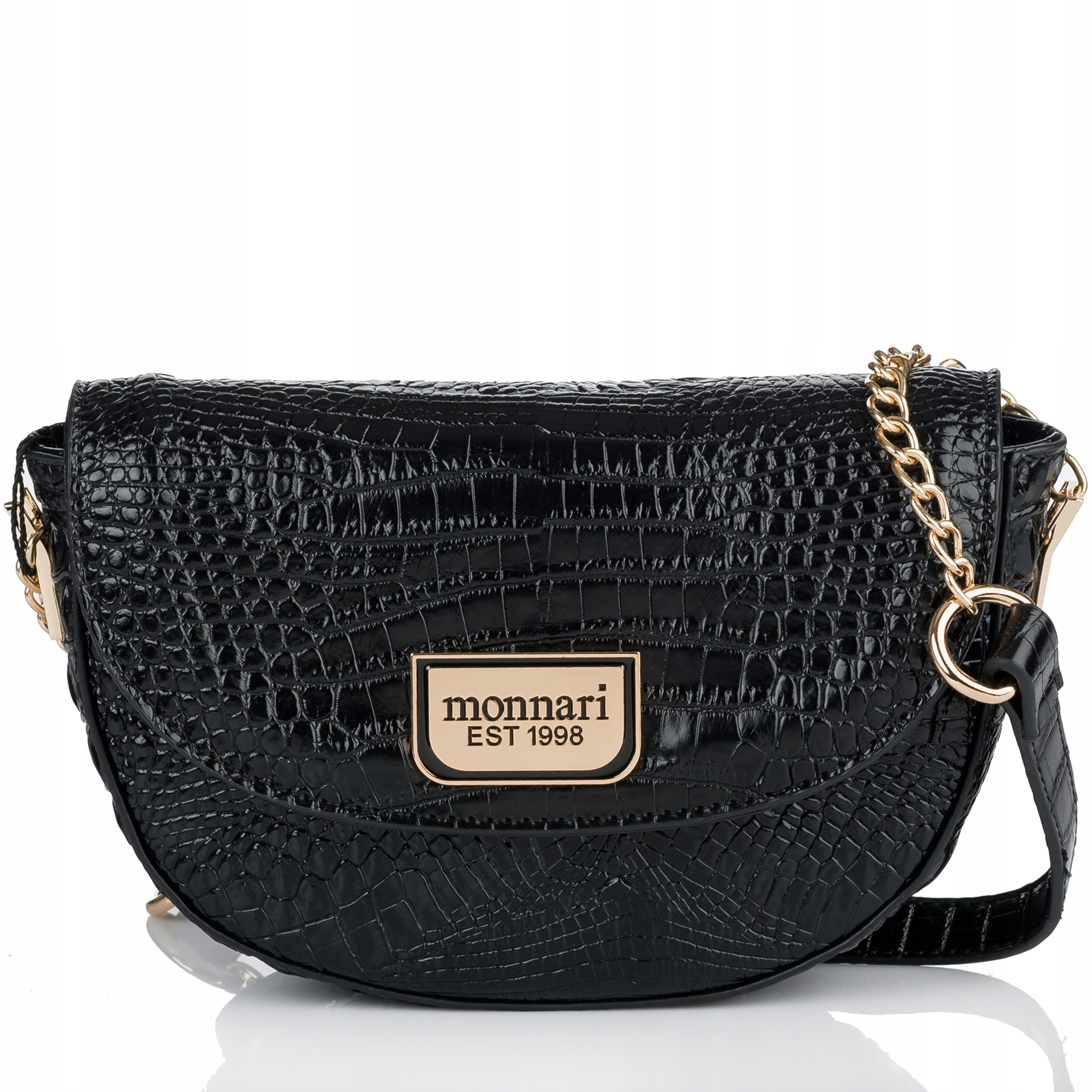 TOREBKA DAMSKA LISTONOSZKA MONNARI WIZYTOWA CROCO ELEGANCKA