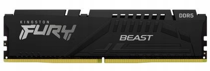 Kingston Paměť DDR5 Fury Beast Black 32GB (1*32GB)/6000 CL36 Expo
