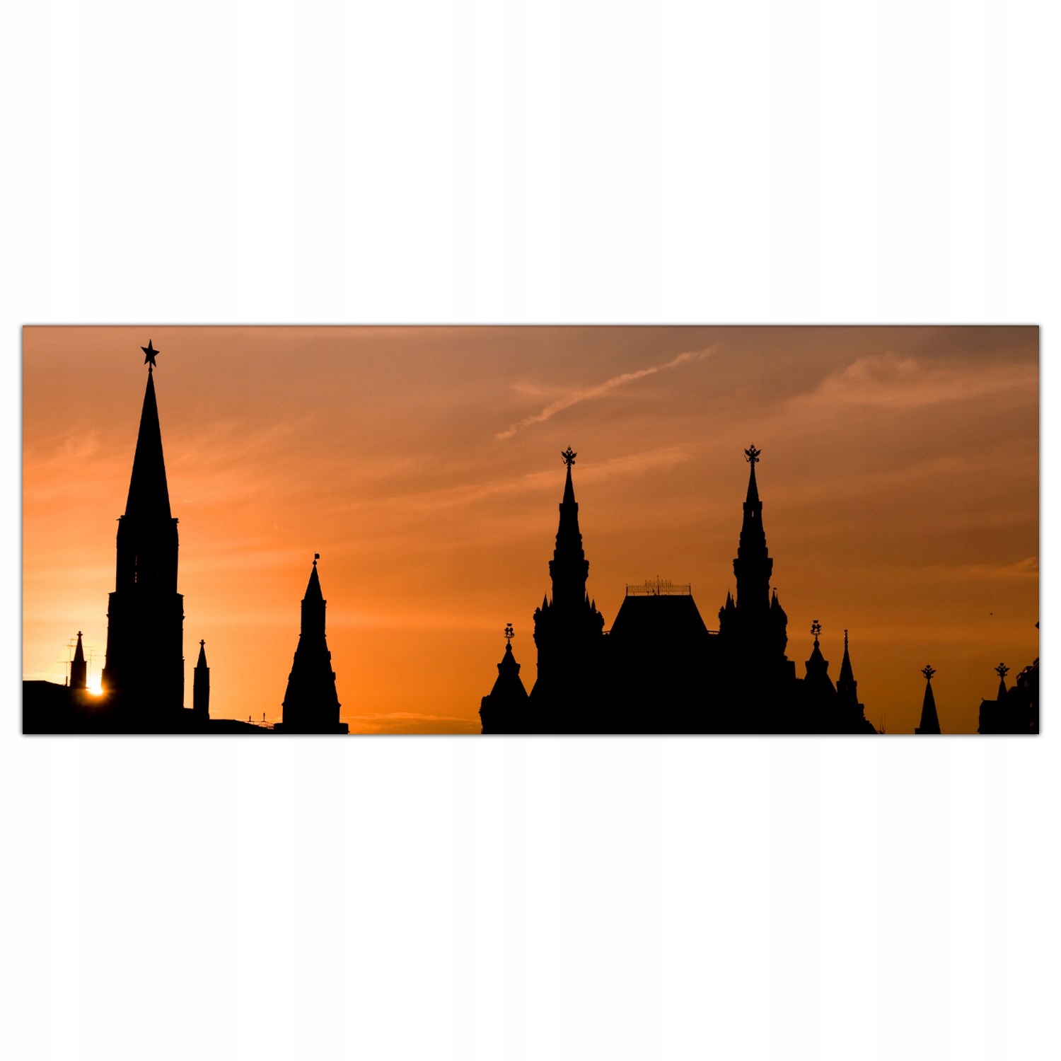 

Obraz na szkle Foto Moskwa Zachód Słońca 125x50
