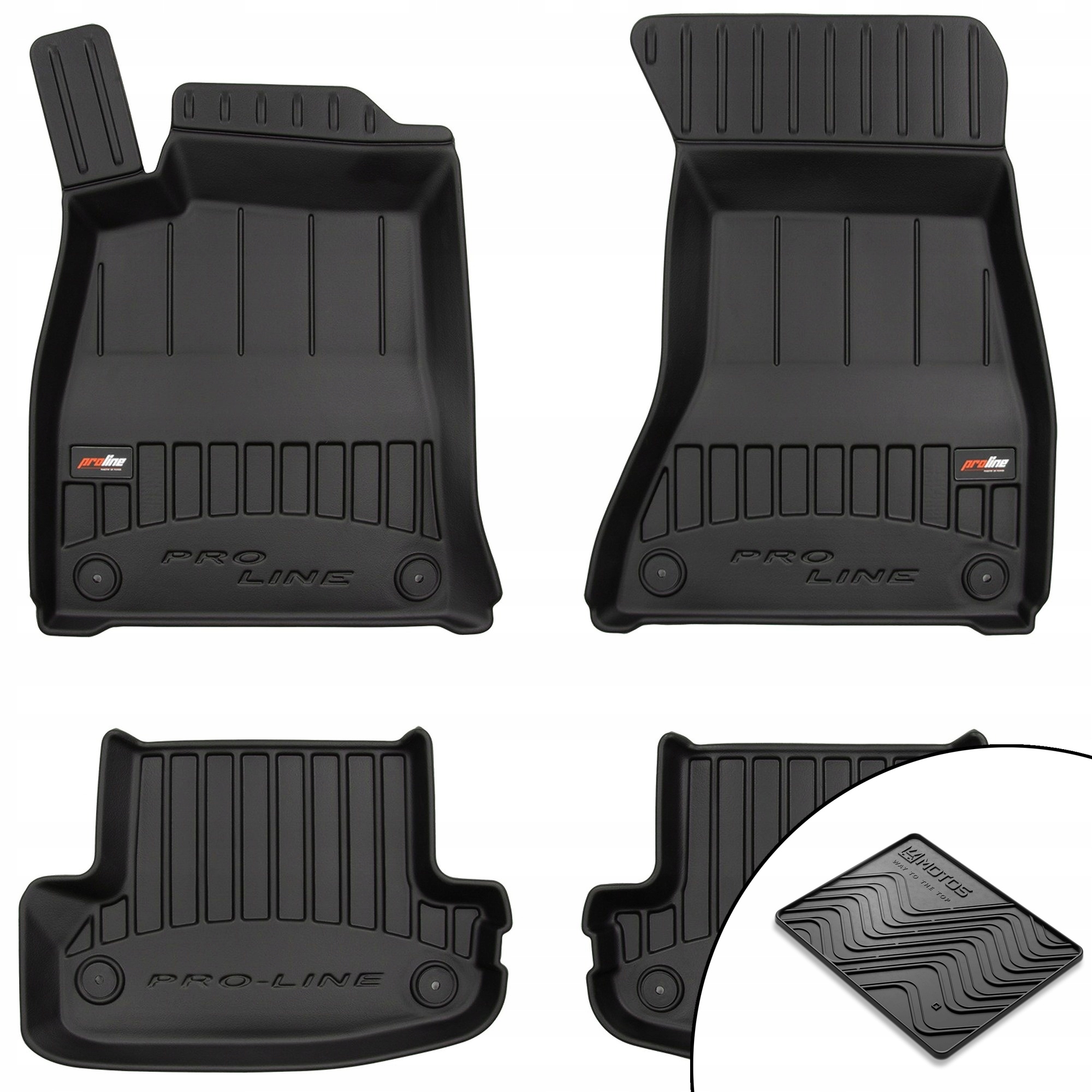 3D gumové rohože Audi A5 F5 od roku 2016 rohož zdarma