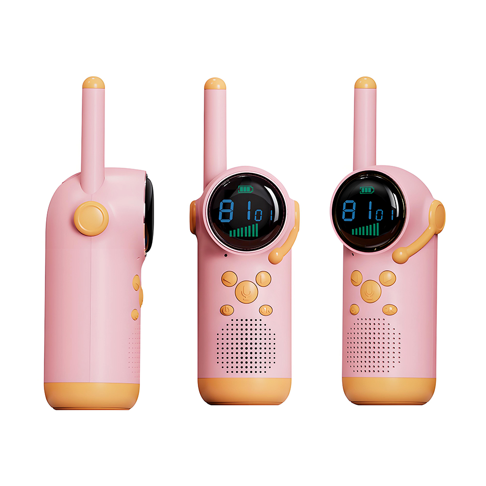 Różowy Zestaw Walkie-talkie Dla Dziewczynki Krótkofalówki