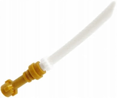 

Lego Ninjago broń miecz katana biały