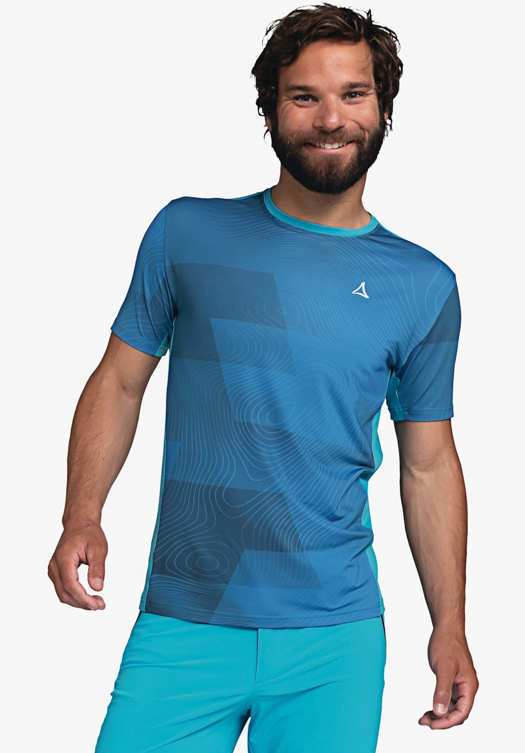 Pánské trekové tričko Schöffel Ardal Modré 54