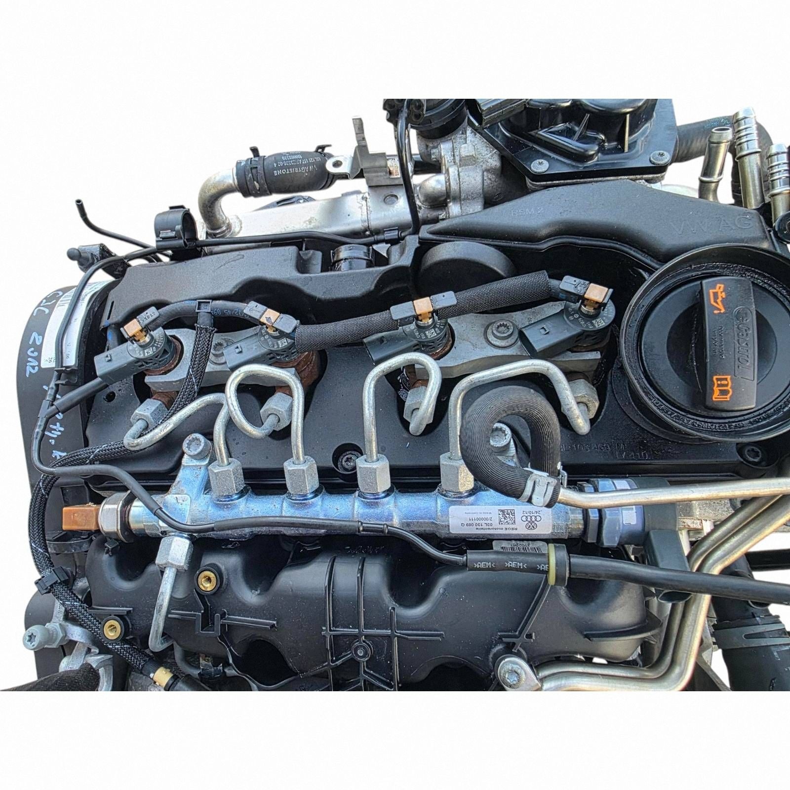 engine complete AUDI A4 B8 A5 2.0 TDI CJC 140 KM PRZEBIEG 162 TYS. KM