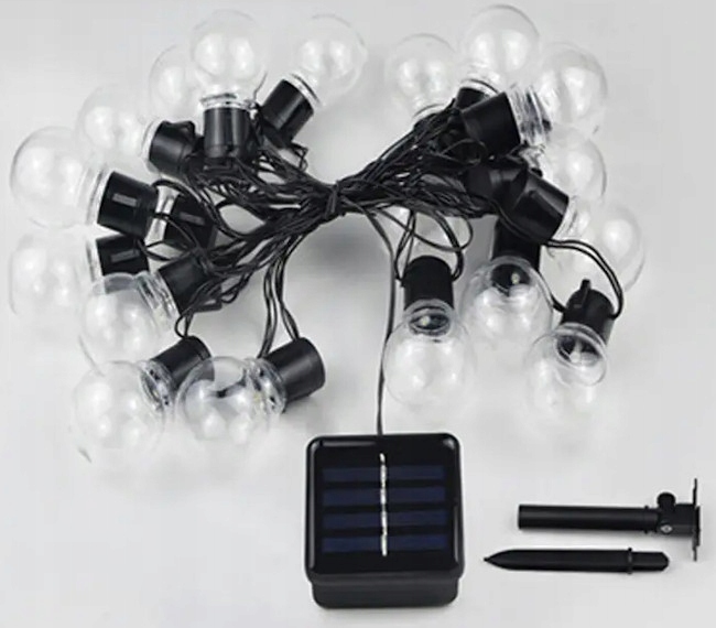 GIRLANDA SOLARNA Lampki Ogrodowe 20LED Wiszące 420 Kod producenta GIRLANDA 60LED