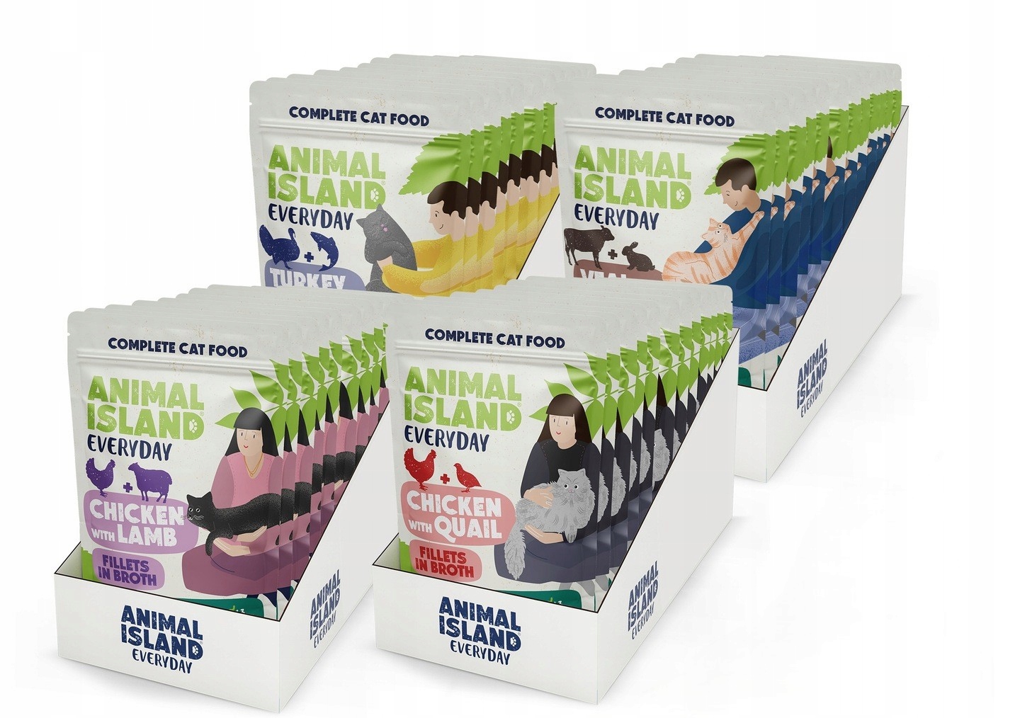 Animal Island Everyday MIX Smaków W Rosole Misja Smak i Zdrowie 48x85g