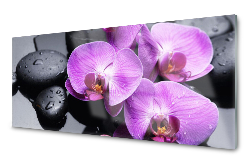 

Panel szklany do kuchni Dekor Kwiat 125x50