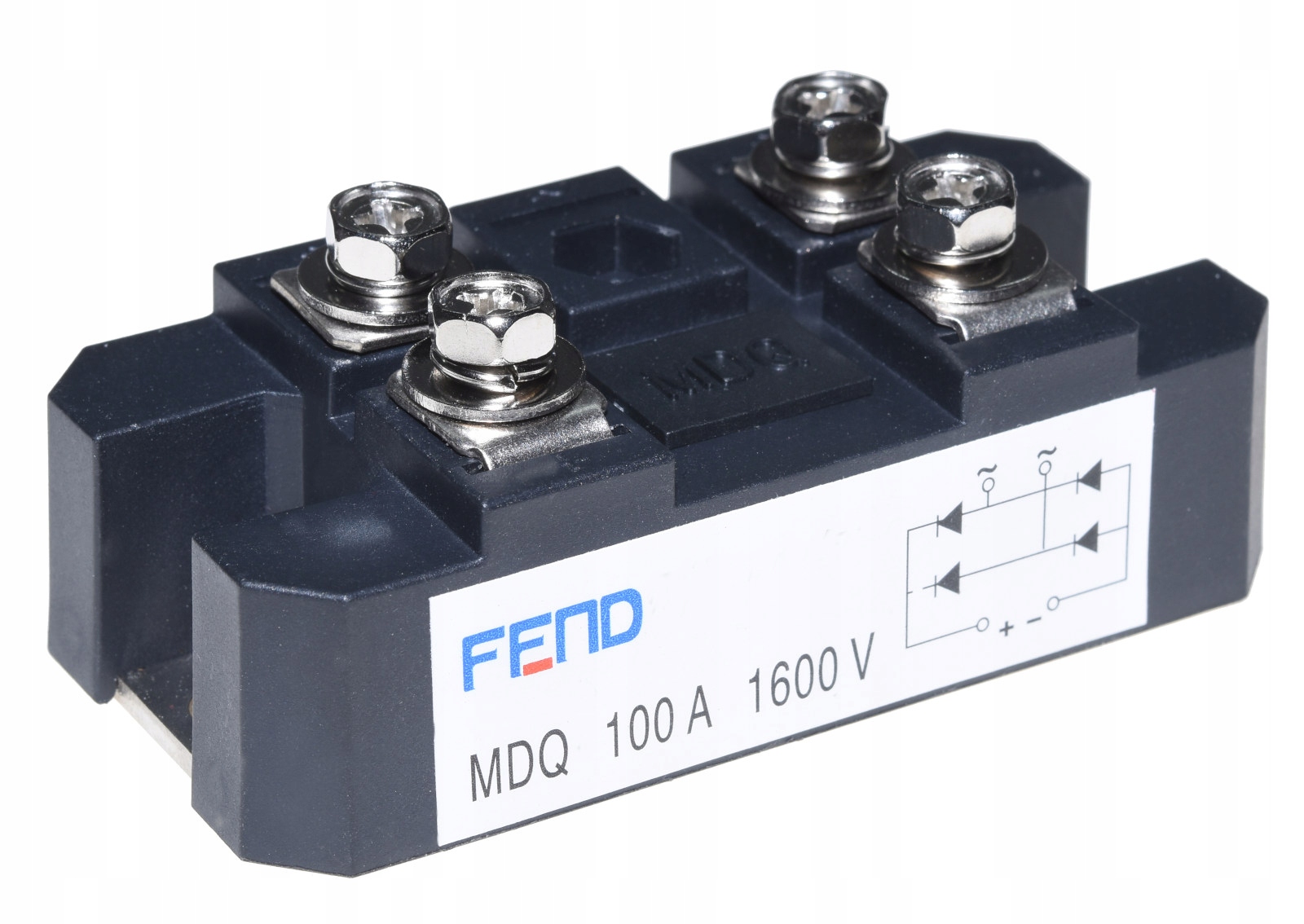 Usměrňovací můstek Gretza 100A 1000V Metal MDQ100A Fend