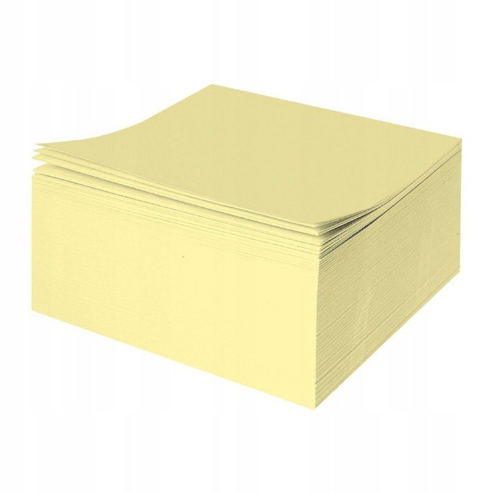 

Kostka Papierowa Nieklejona Origami Notes Jasno Żó
