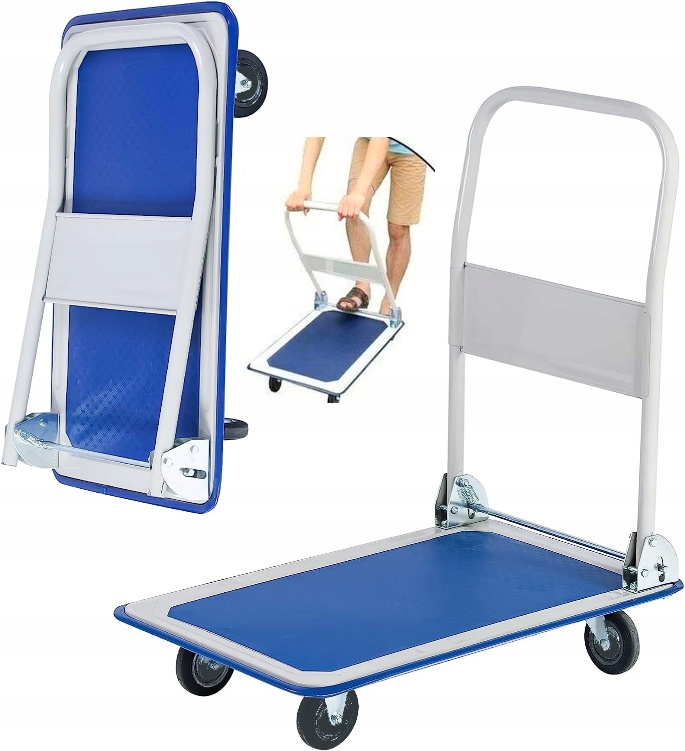 

Wózek Magazynowy Składany Platforma Nutool 150kg