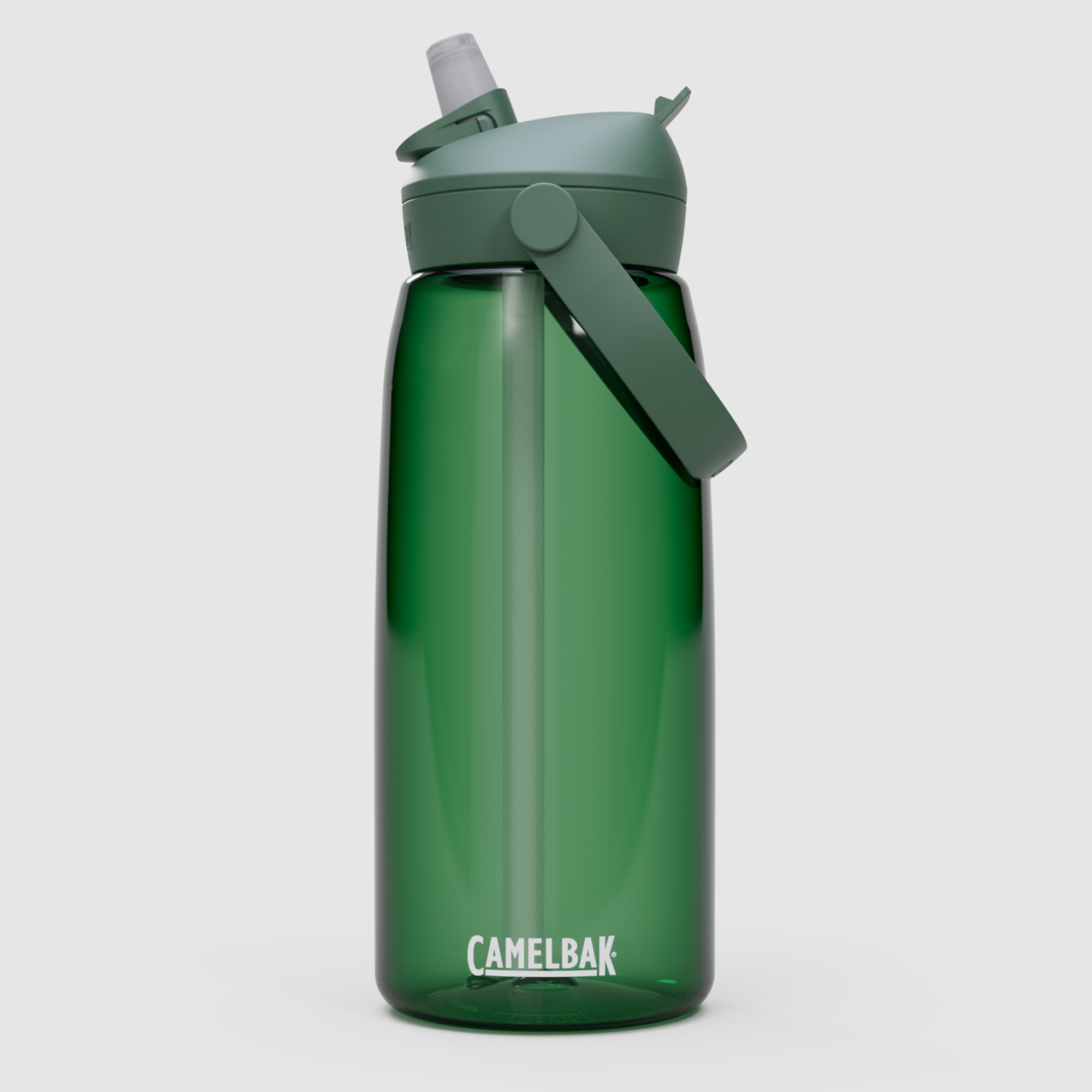 Tritanová láhev lahev na pití Camelbak Thrive Flip Straw 950 ml zelená