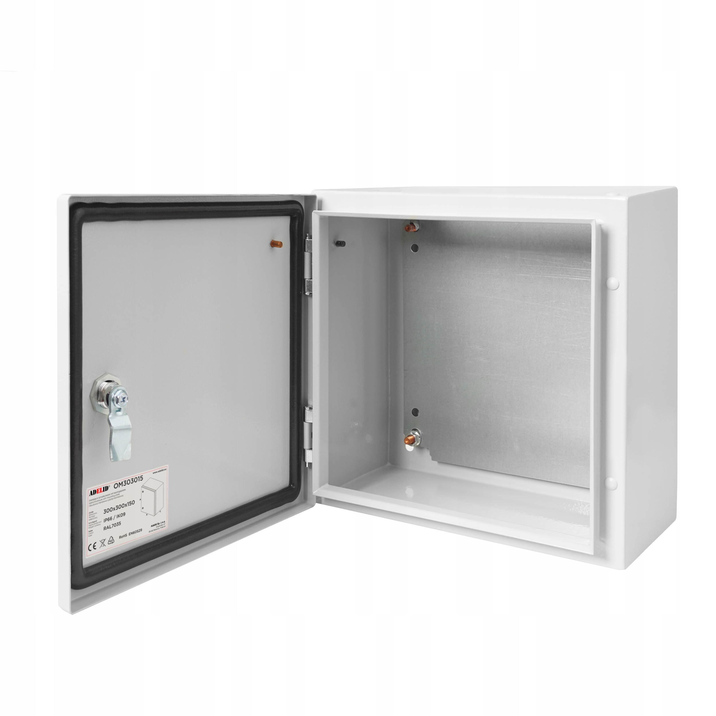 Skrzynka Elektryczna Rozdzielnia Obudowa Metalowa 30X30X20 Szafa Natynkowa