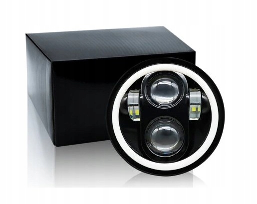 REFLEKTOR LAMPA PRZÓD MOTOCYKLOWA H4 LED 5.75in Producent inny