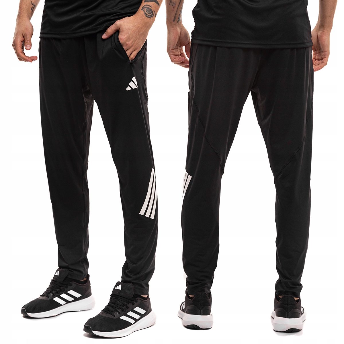 Pánské tepláky adidas na běhání, sportovní, černé, vel. S