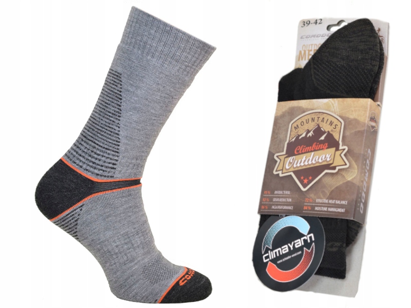 

Comodo TR8 Trekkingowe Wełna Merino ciepłe 39-42s