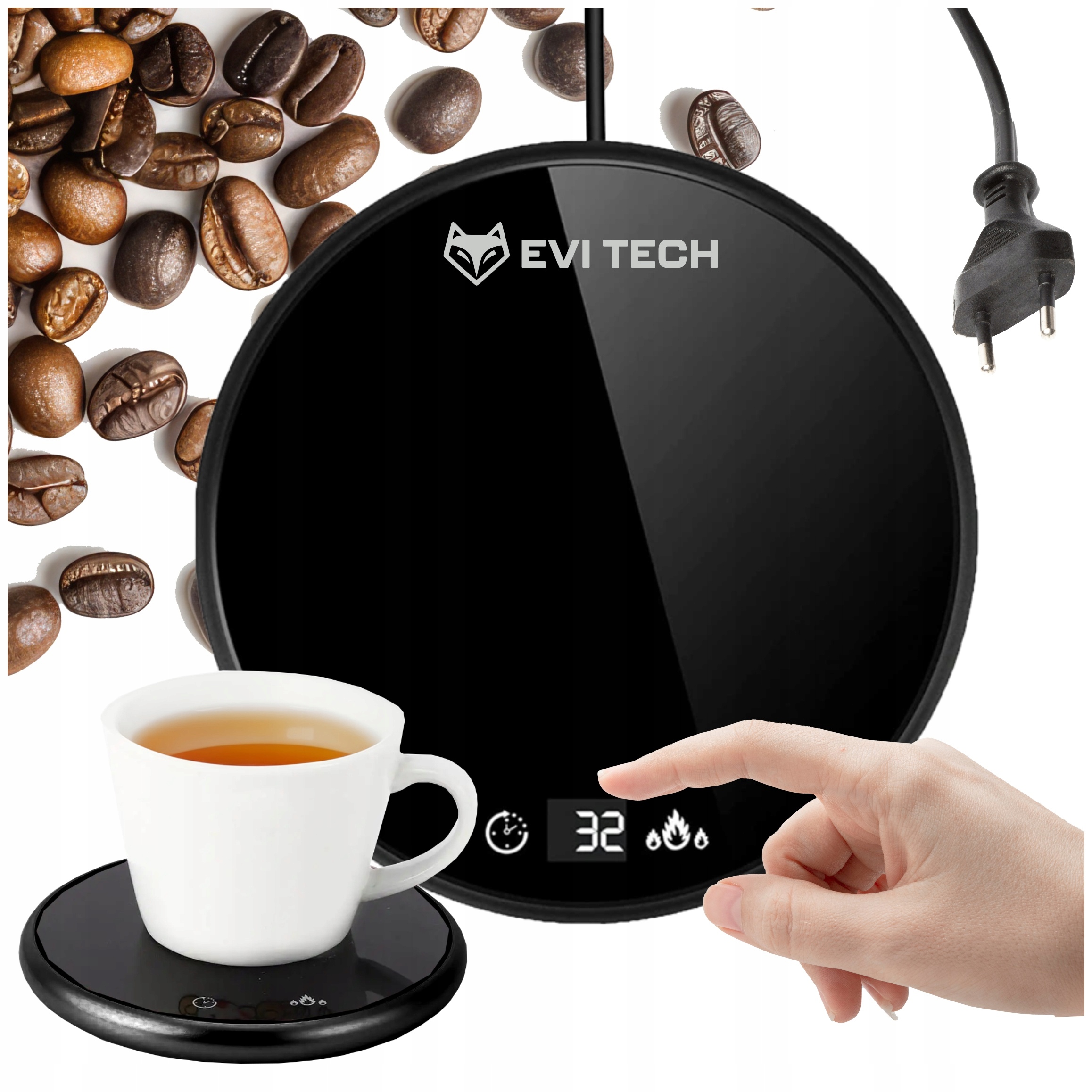 Podgrzewacz Elektryczny Do Kubka Kawy Herbaty Wodoodporny Mocny 18W